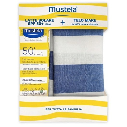 Mustela Solare SPF 50+ 100ml + Telo Mare Omaggio