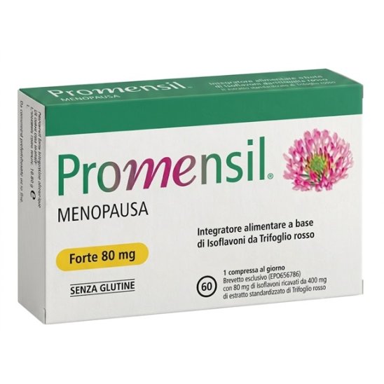 Promensil Menopausa Forte - 60 compresse con isoflavoni di trifoglio rosso 