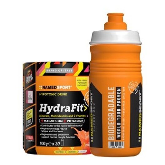Hydrafit 400 grammi polvere + borraccia