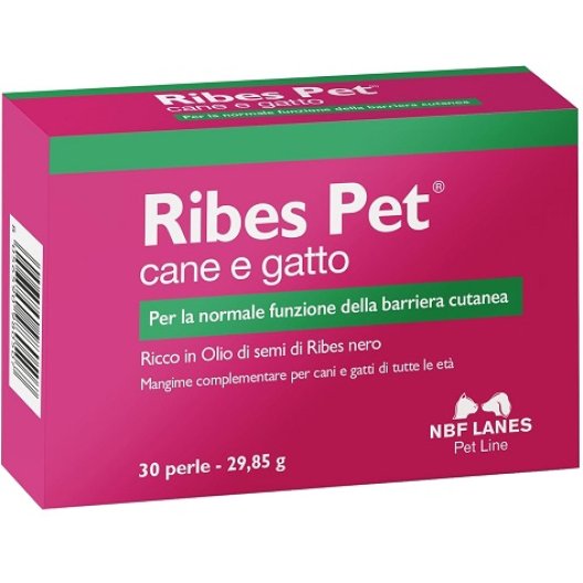 Ribes Pet - 30 perle - per il pelo di cani e gatti