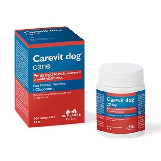 Carevit Dog mangime complementare multivitaminico per cani - 100 compresse