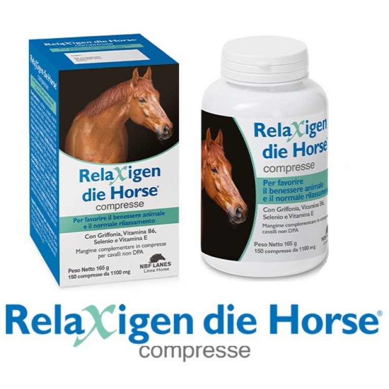 Relaxigen Die Horse - 150 compresse per cavalli Relaxigen Die Horse - 150 compresse per cavalli