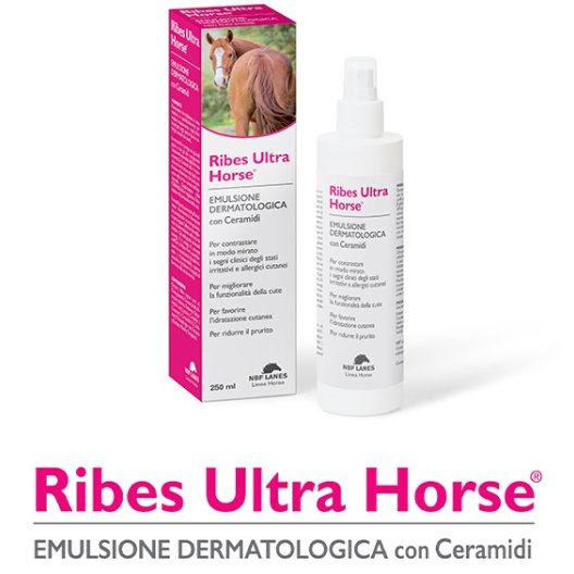 Ribes Ultra Horse - emulsione dermatologica per cavalli contro le irritazioni cutanee - 250 ml