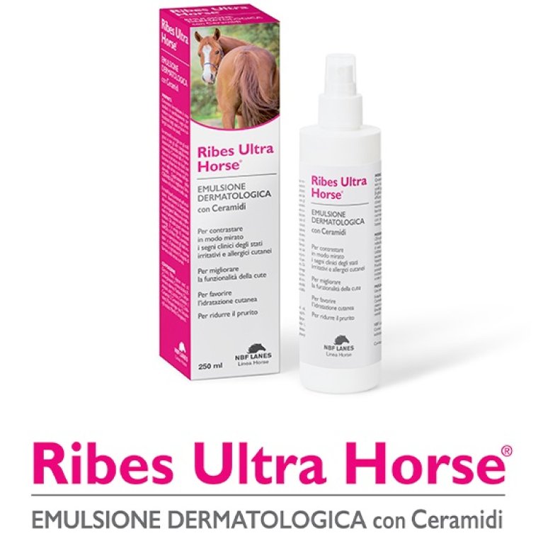 Ribes Ultra Horse - emulsione dermatologica per cavalli contro le irritazioni cutanee - 250 ml