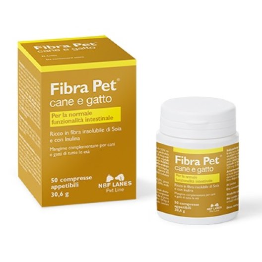 Fibra Pet per la funzionalità intestinale di cani e gatto 50 compresse