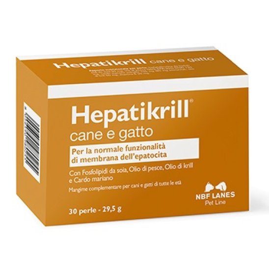 Hepatikrill per la funzionalità epatica di cani e gatti 30 perle