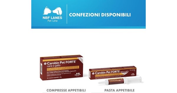 Fibra Pet NBF Lanes - 50 Compresse Per Intestino Cani E Gatti, Funzionalità Intestinale