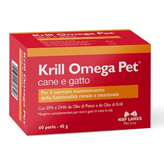 Krill Omega Pet cane e gatto 60 perle
