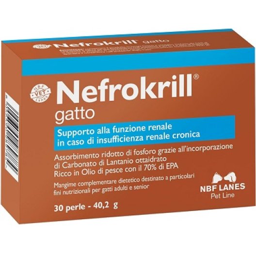 Nerfrokrill Gatto - supporto per la funzione renale - 30 perle