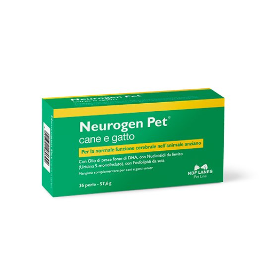 Neurogen Pet per la funzione cognitiva di cani e gatti anziani 36 perle