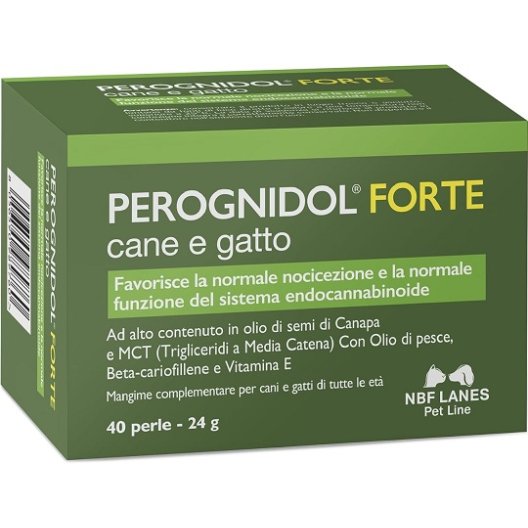 Perognidol Forte Perle - con olio di semi di canapa - 40 perle