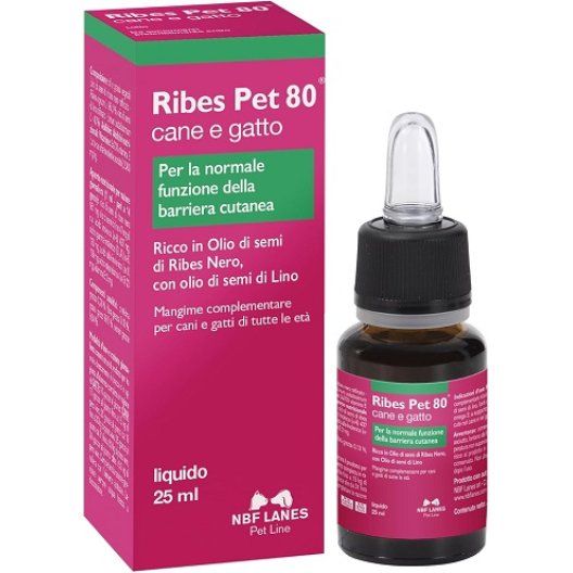 Ribes Pet 80 cane e gatto gocce 25 ml