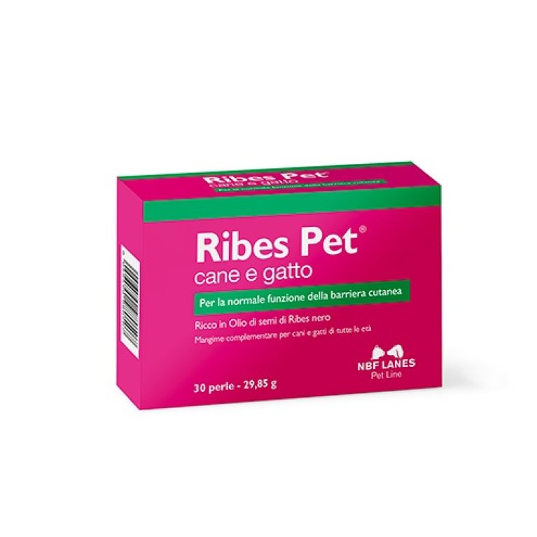Ribes Pet per la funzionalità della barriera cutanea di cani e gatti 30 perle