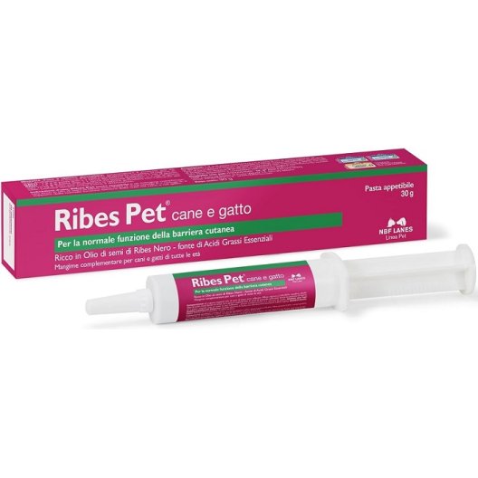 Ribes Pet pasta per la normale funzione della barriera cutanea di cani e gatti - siringa da 30 grammi