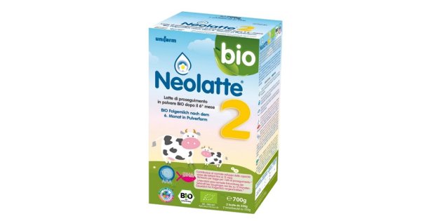 Latte in polvere biologico 700gr neolatte 1 bio - neolatte 2 bio - neolatte  3