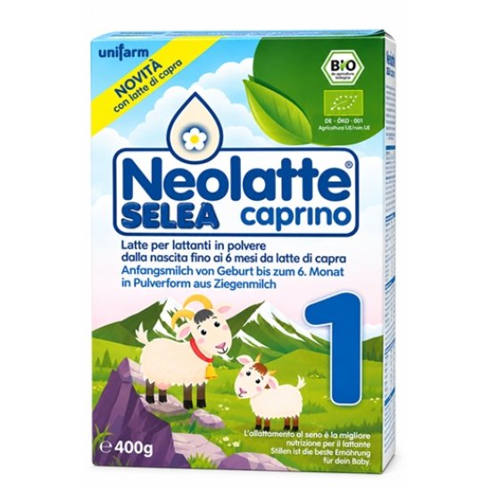 Neolatte 1 Caprino - Latte di Capra in polvere dalla nascita - 400 grammi