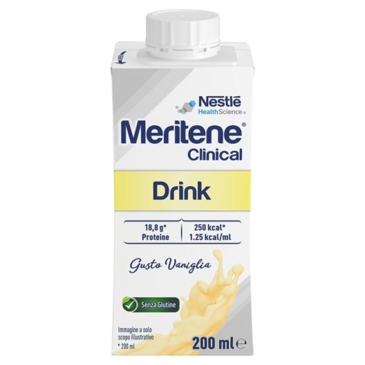 Meritene Clinical Drink Vaniglia - 1 bottiglietta iperproteica e ipercalorica