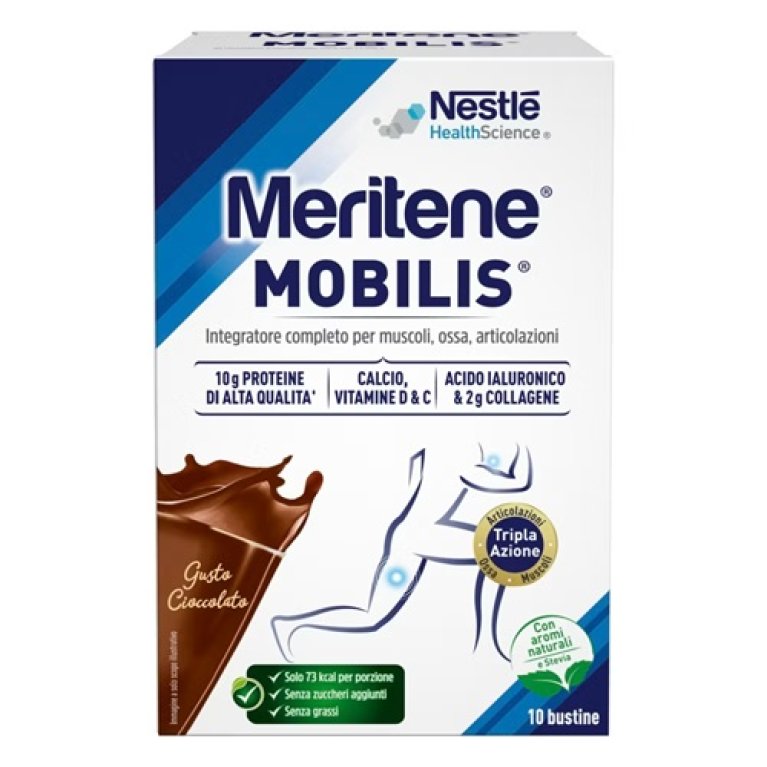 Meritene Mobilis Cioccolato - 10 buste per Ossa e Articolazioni