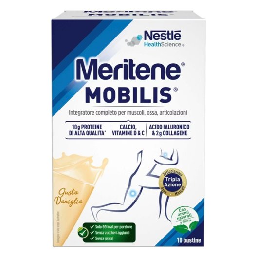Meritene Mobilis Vaniglia - 10 buste per Ossa e Articolazioni