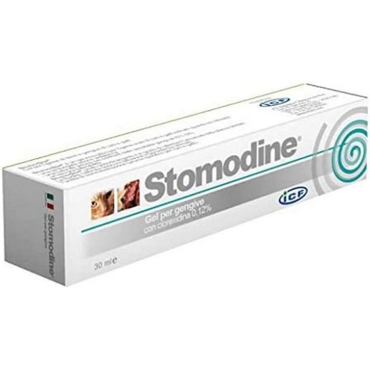 Stomodine gel con clorexidina 0,12% per le gengive di cani e gatti 30 ml