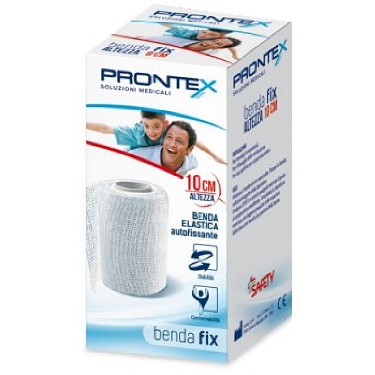 Benda Elastica Autofissante Prontex Fix - 10 cm bianca