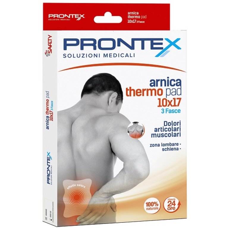 Cerotti Riscaldanti Arnica Thermo Pad Prontex - schiena, zona lombare - 10x17cm - 3 pezzi