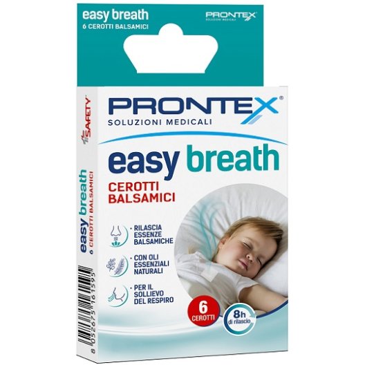 Prontex Easy Breath - cerotti balsamici per respirare meglio - 6 cerotti