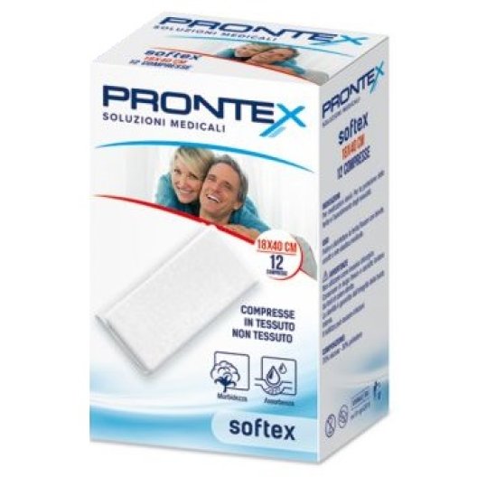 Garze Sterili Prontex Softex - 12 garze 18x40 cm in tessuto non tessuto