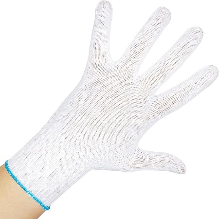 Guanti in filo di cotone 100% - misura 7 ½ - 1 paio