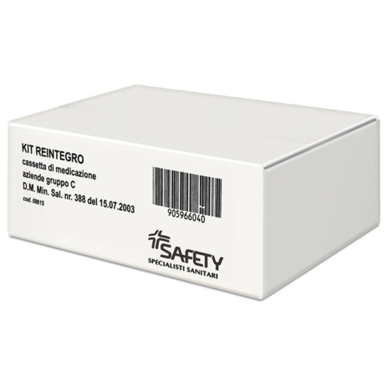 Kit reintegro cassetta di pronto soccorso allegato 1gruppo C - fino a 3 dipendenti Kit reintegro cassetta di pronto soccorso allegato 1gruppo C - fino a 3 dipendenti