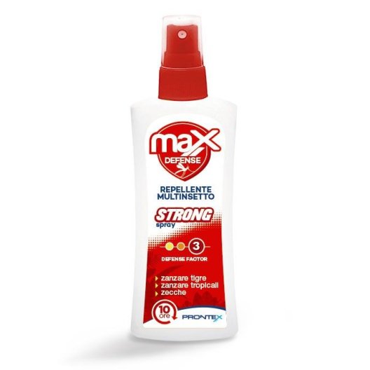 Spray Antizanzare Forte - DEET 50% - Prontex Max Defence Strong Spray - 75 ml