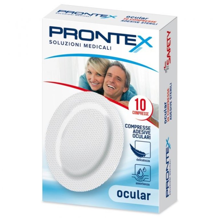 Tampone Oculare Adesivo Prontex Ocular - 10 pezzi