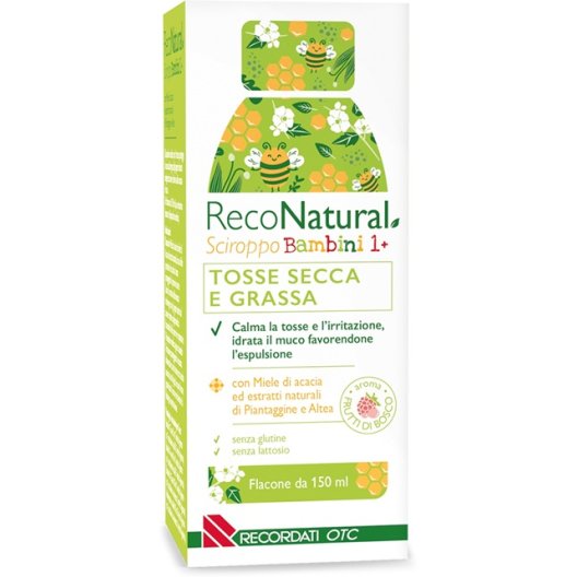 Reconatural sciroppo Bambini da 1 anno - Tosse secca e grassa - 150 ml