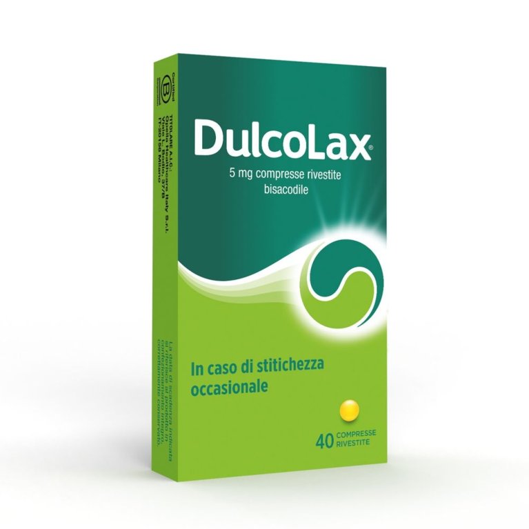 DulcoLax 40 Compresse Rivestite 5mg - Lassativo Stitichezza
