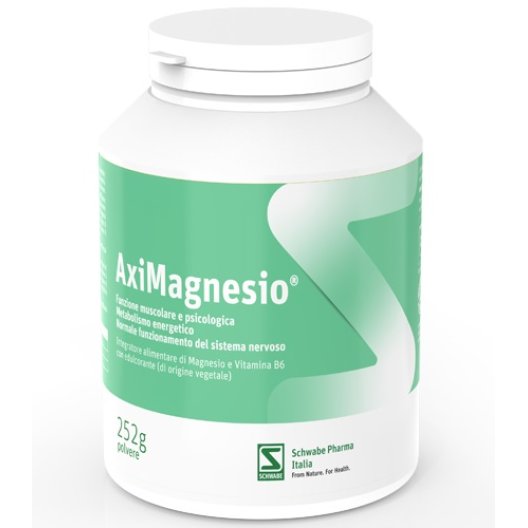 Aximagnesio polvere - integratore con 8 diverse fonti di magnesio - 252 grammi