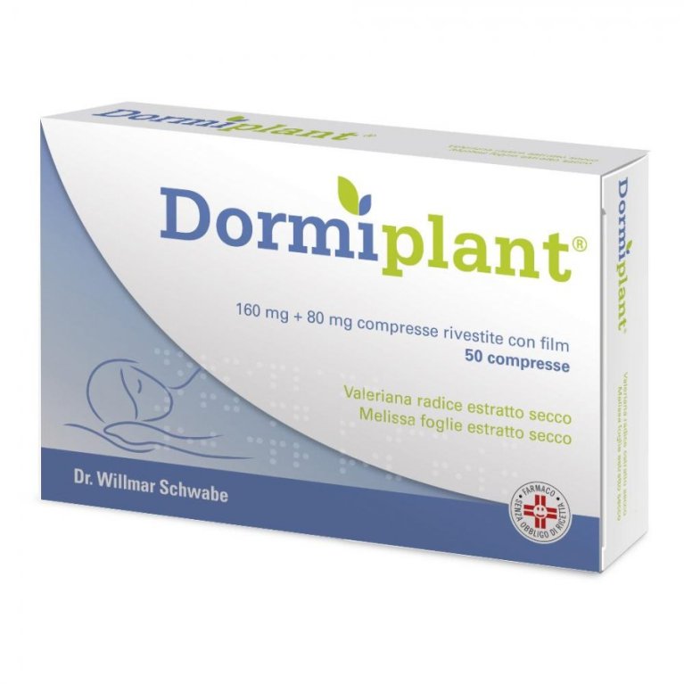 Dormiplant - farmaco a base di valeriana e melissa per il riposo notturno - 50 compresse