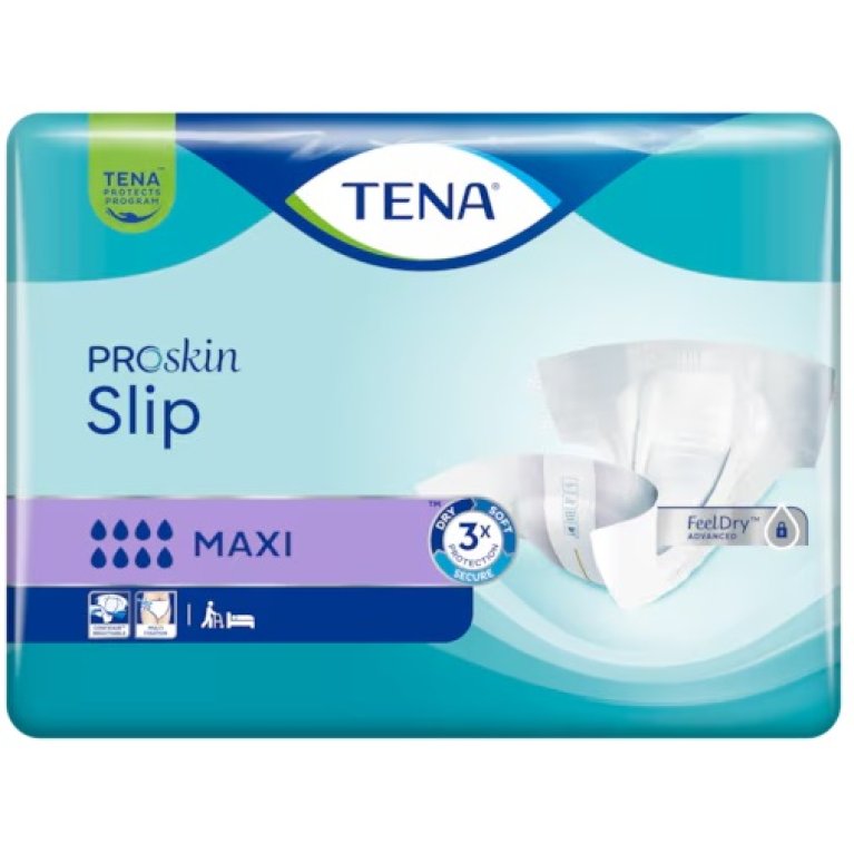 Tena Slip Maxi L  8 gocce - pannolone a mutandina con strappo - 10 pannoloni