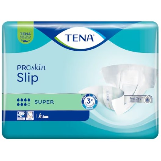 Tena Slip Super L - 7 gocce - pannolone a mutandina con strappo - 10 pannoloni