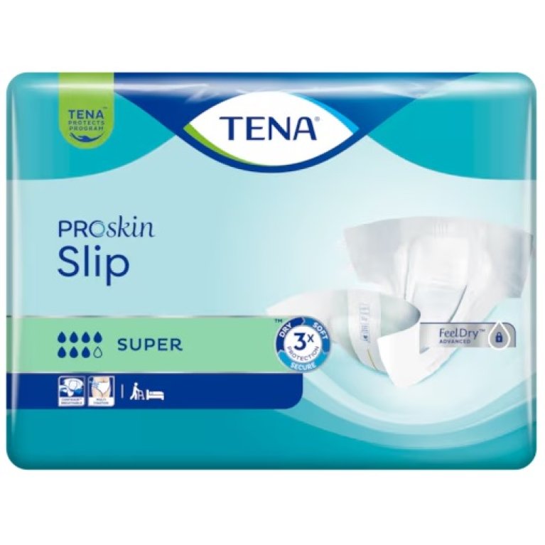 Tena Slip Super M - 7 gocce - pannolone a mutandina con strappo - 10 pannoloni