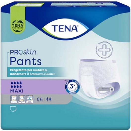 Tena Pants Maxi M - 8 gocce - 8 pannoloni a mutandina senza strappo