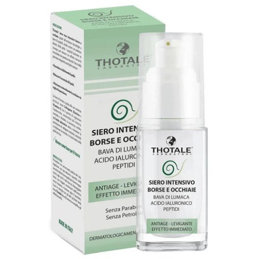 Siero viso intensivo Borse e Occhiaie alla bava di lumaca - Thotale - 30 ml