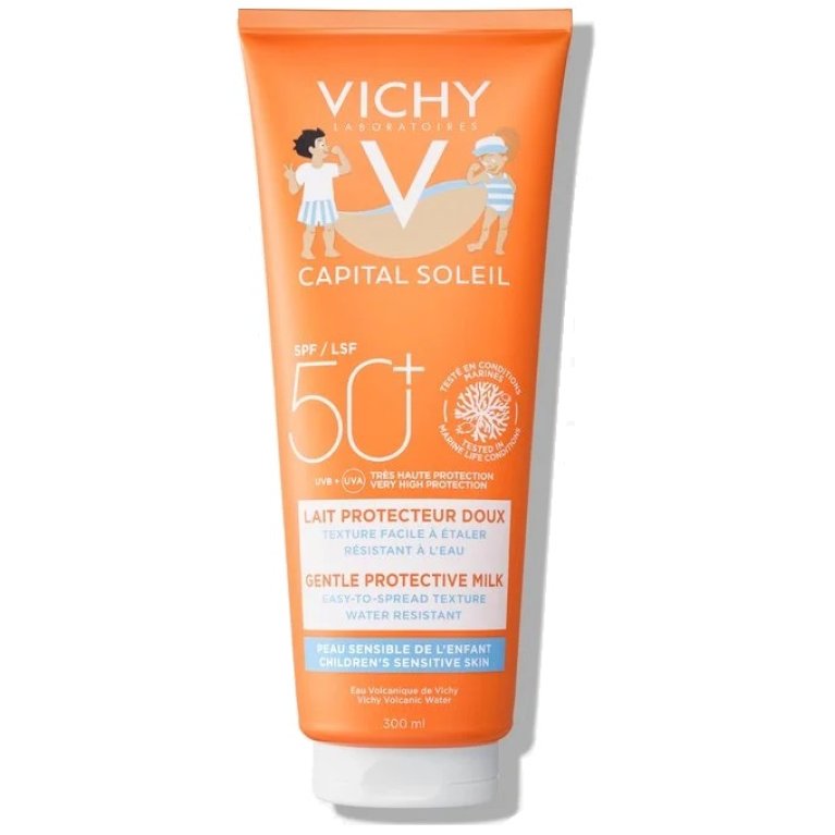 Vichy Capital Soleil protezione solare SPF50+ per bambini - latte corpo 300 ml