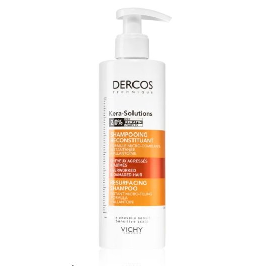 Dercos Kera-Solutions Shampoo ristrutturante per capelli stressati e danneggiati - 250 ml
