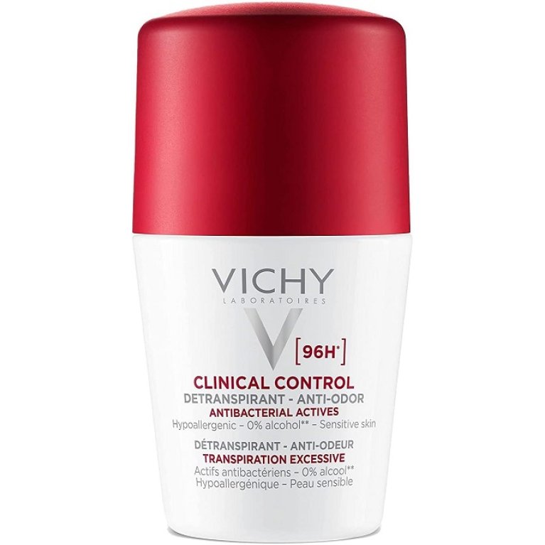 Vichy Deodorante Roll-on Clinical Control Donna 96H - antibatterico anti-odore - 50 ml