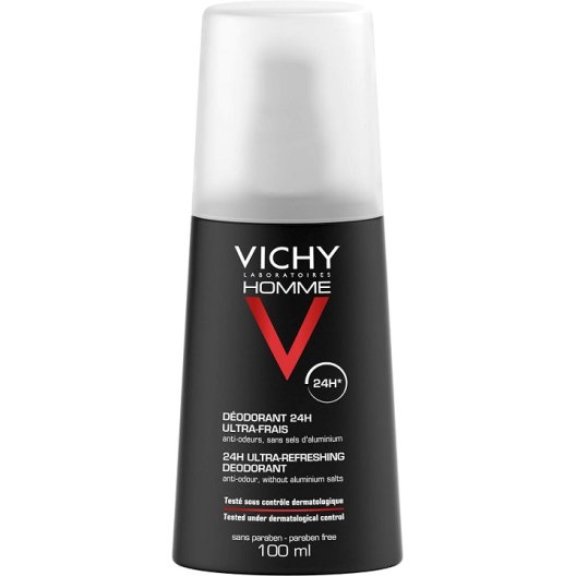 Vichy Deodorante Uomo Spray ultra-fresco anti-traspirante 24 h - 100 ml