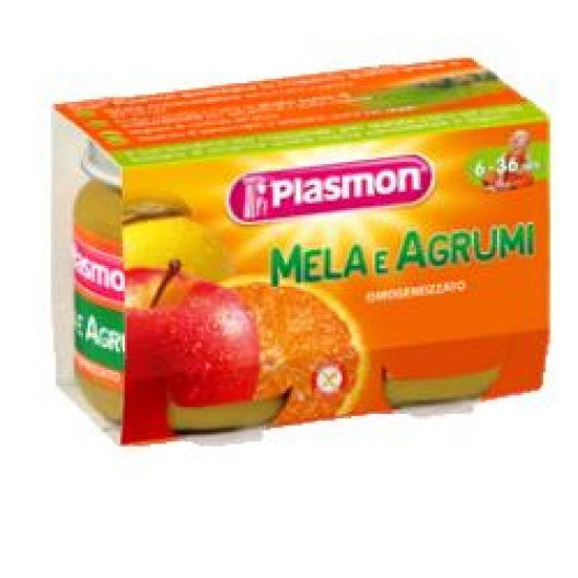 PLASMON OMOG MELA/AGRUMI2X104G