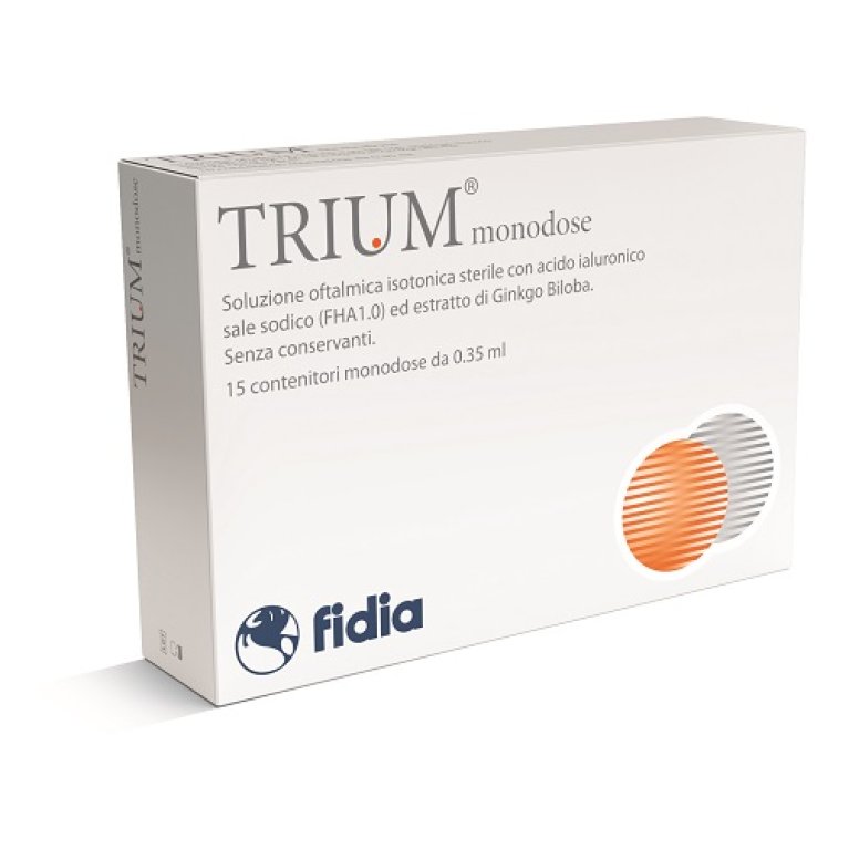 TRIUM MONODOSE GTT OCUL 15FL