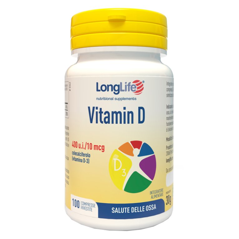 LONGLIFE VITAMIN D400UI 100CPR