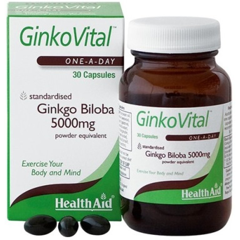 GINKOVITAL 30CPS 500MG