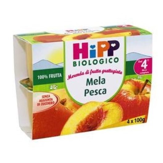 HIPP BIO FRU GRAT MEL/PE4X100G